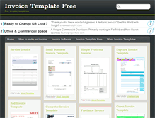 Tablet Screenshot of invoicetemplatefree.net